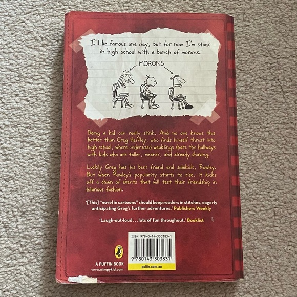 📕3 for $19 or 4 for $25 Diary of a Wimpy Kid Book #1 Soft Cover 📕 - Picture 3 of 4